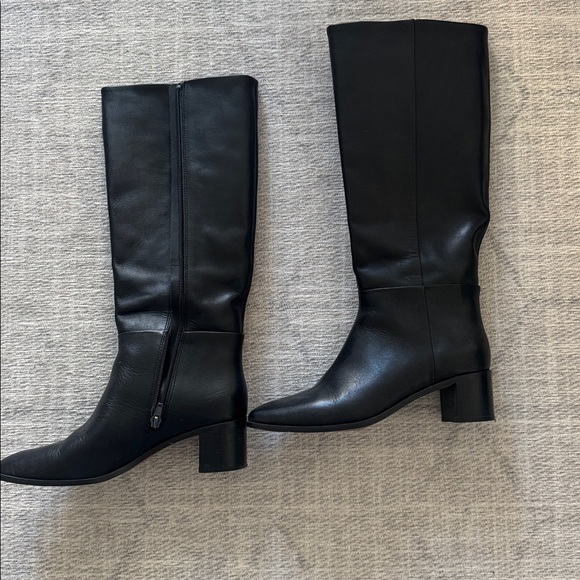 Madewell Black Heeled Boots - Picture 3 of 14